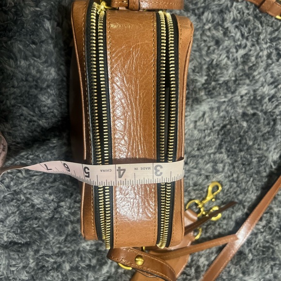 Isabel Marant Brown Leather Crossbody Bag W/o shoulder strap - Picture 9 of 12